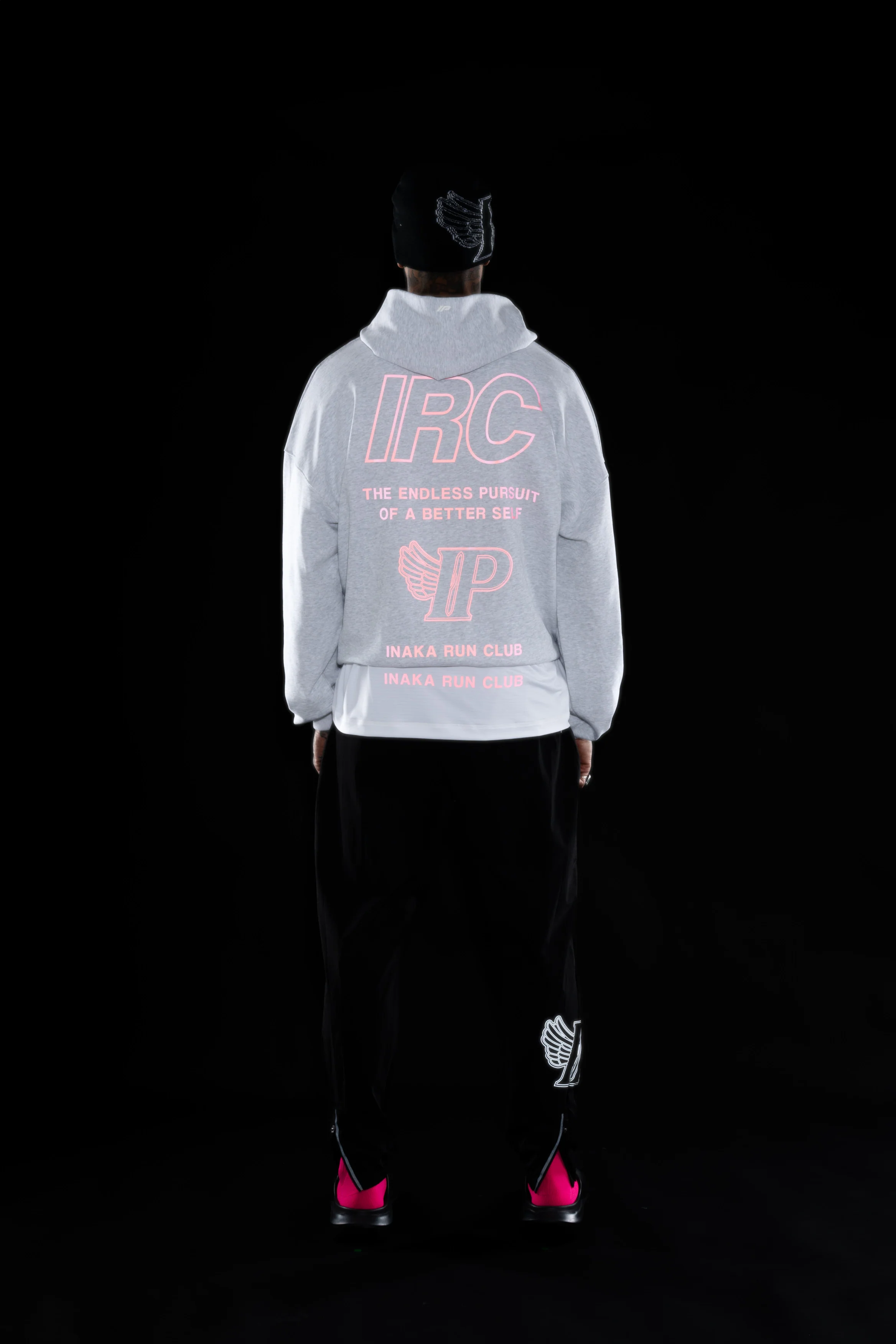 IRC TEAM HOODIE - GREY MARL - Image 14