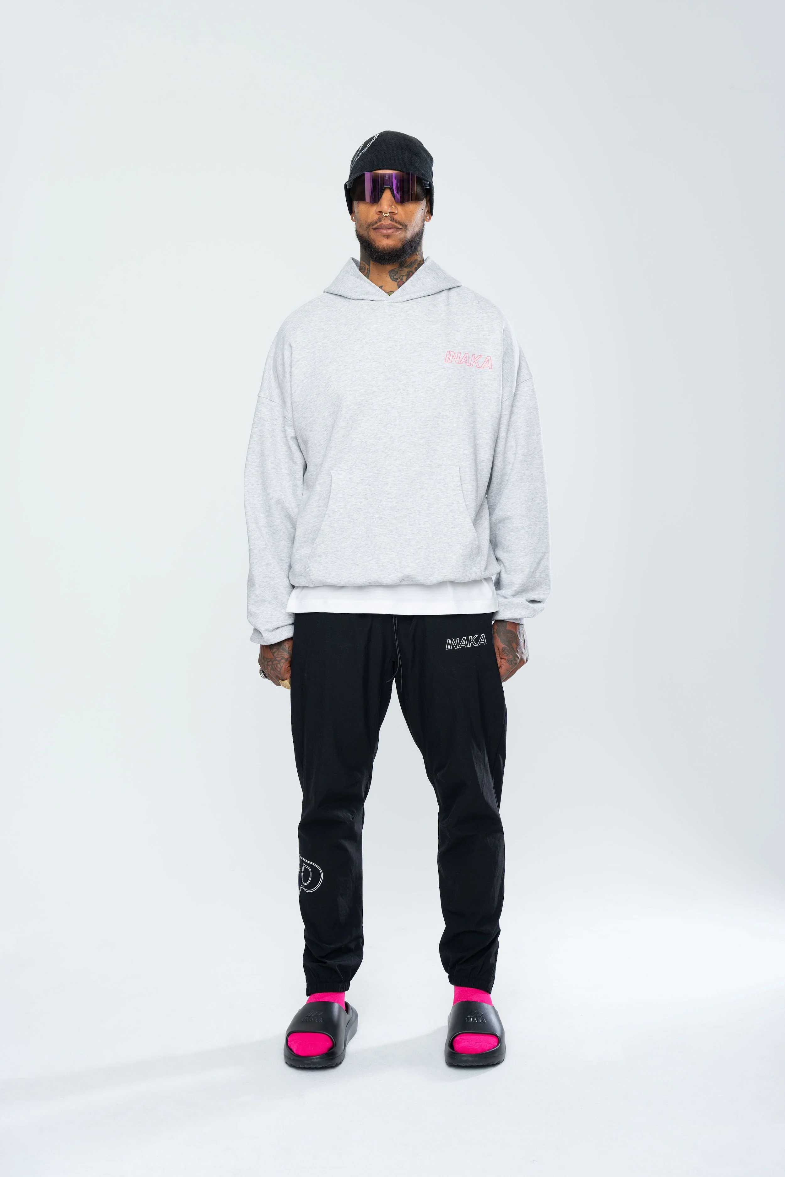 IRC TEAM HOODIE - GREY MARL - Image 3