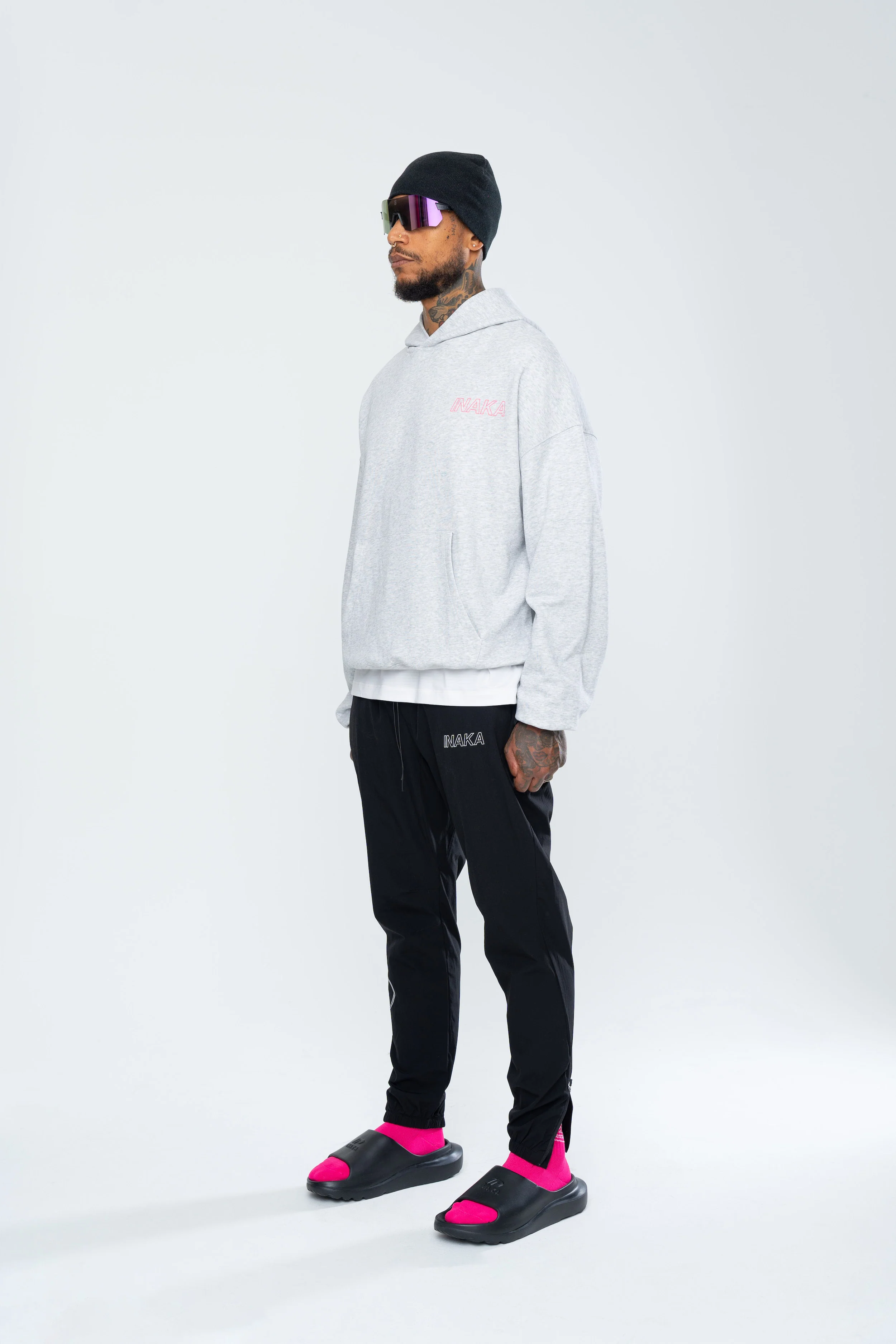 IRC TEAM HOODIE - GREY MARL - Image 4