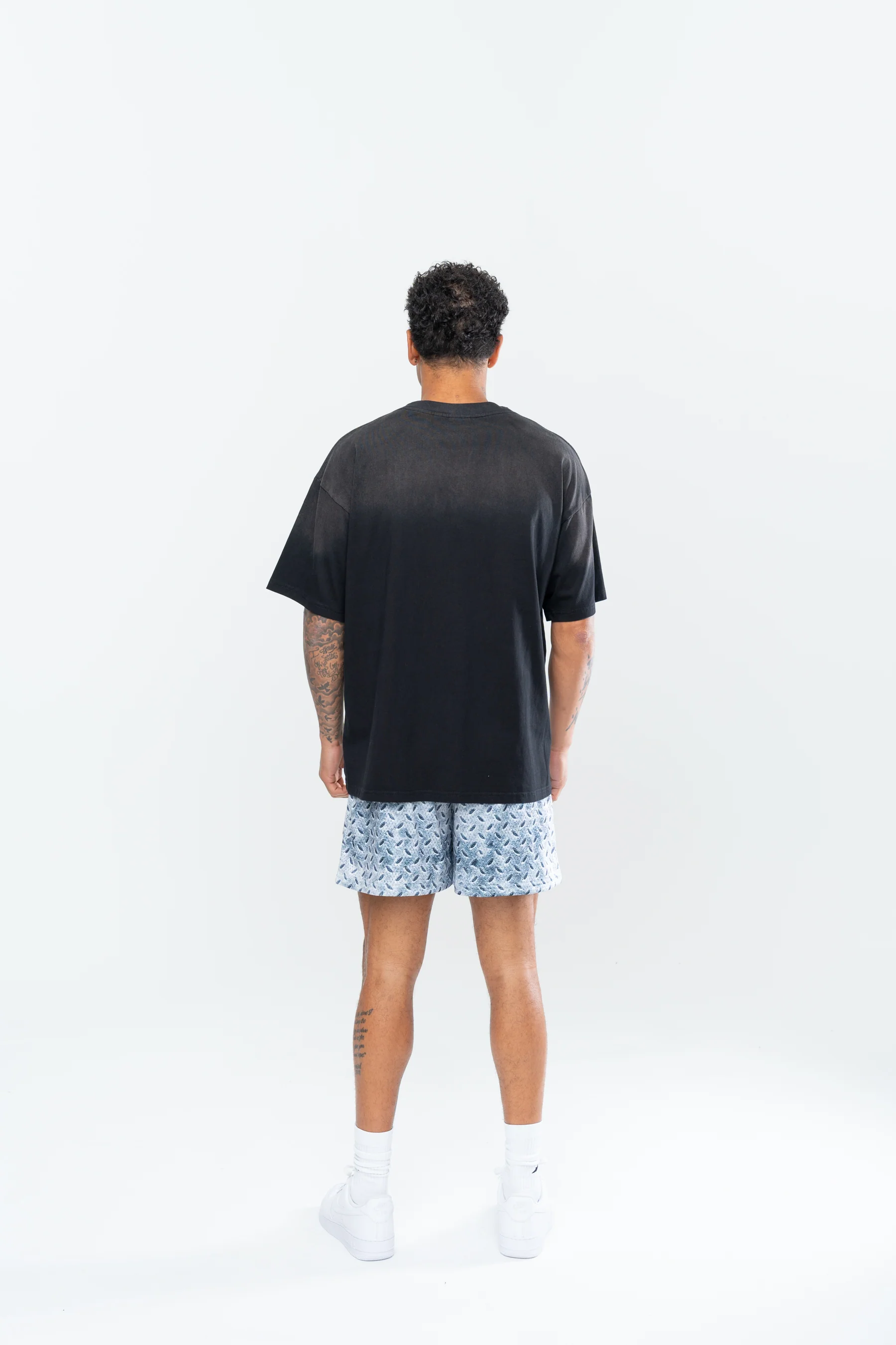 METAL MESH SHORTS - PLATINUM - Image 6