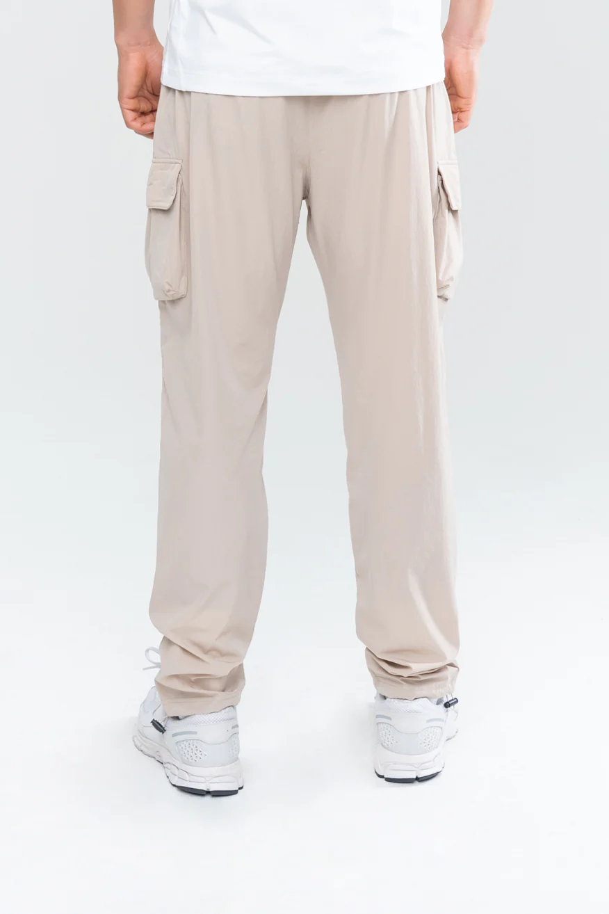 MEN'S PERFORMANCE TECH CARGO JOGGERS - TAUPE - Image 7