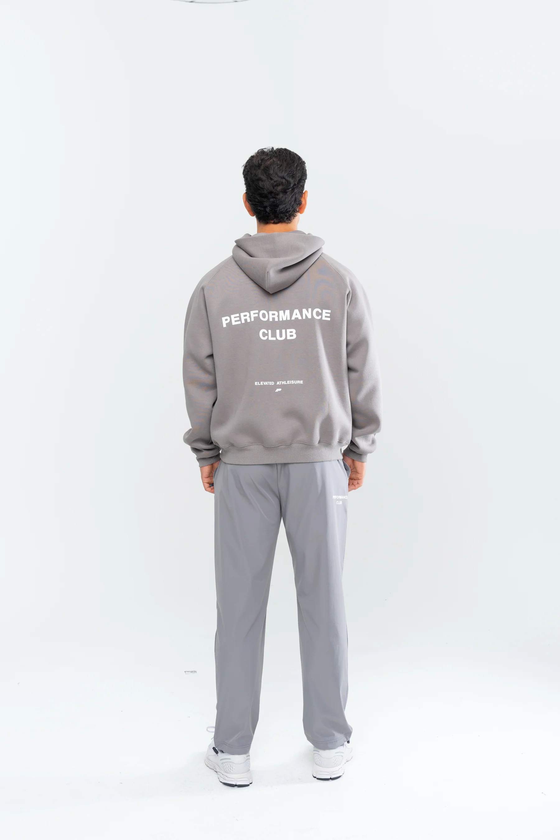 PERFORMANCE CLUB HOODIE - GREY - Image 5