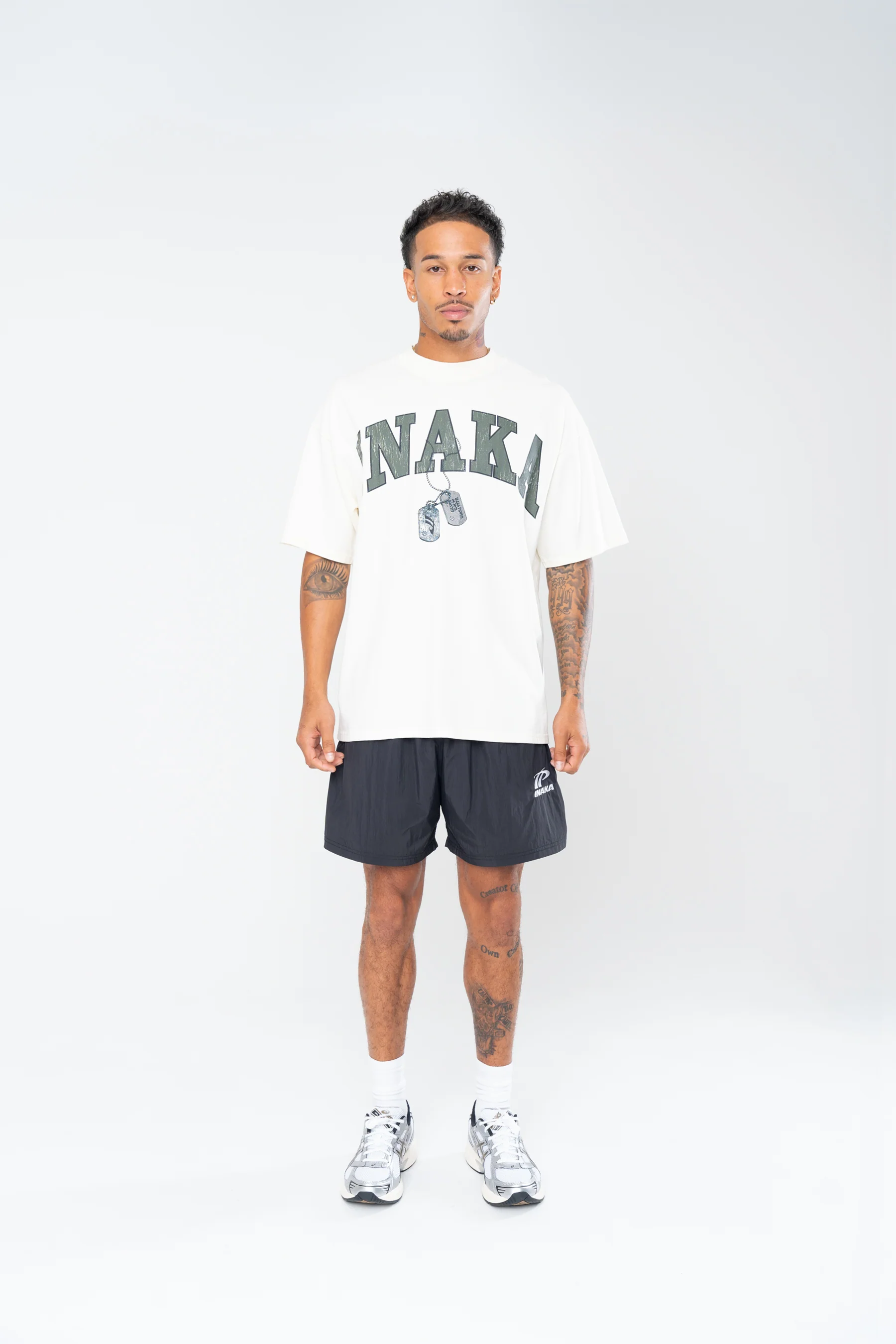 SPORTSWEAR NYLON SHORTS - BLACK - Image 3