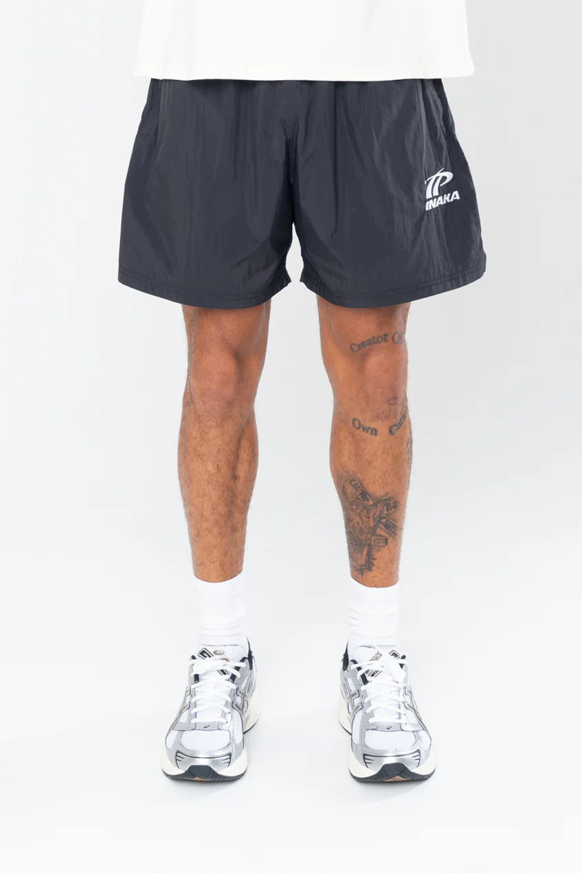 SPORTSWEAR NYLON SHORTS - BLACK - Image 4