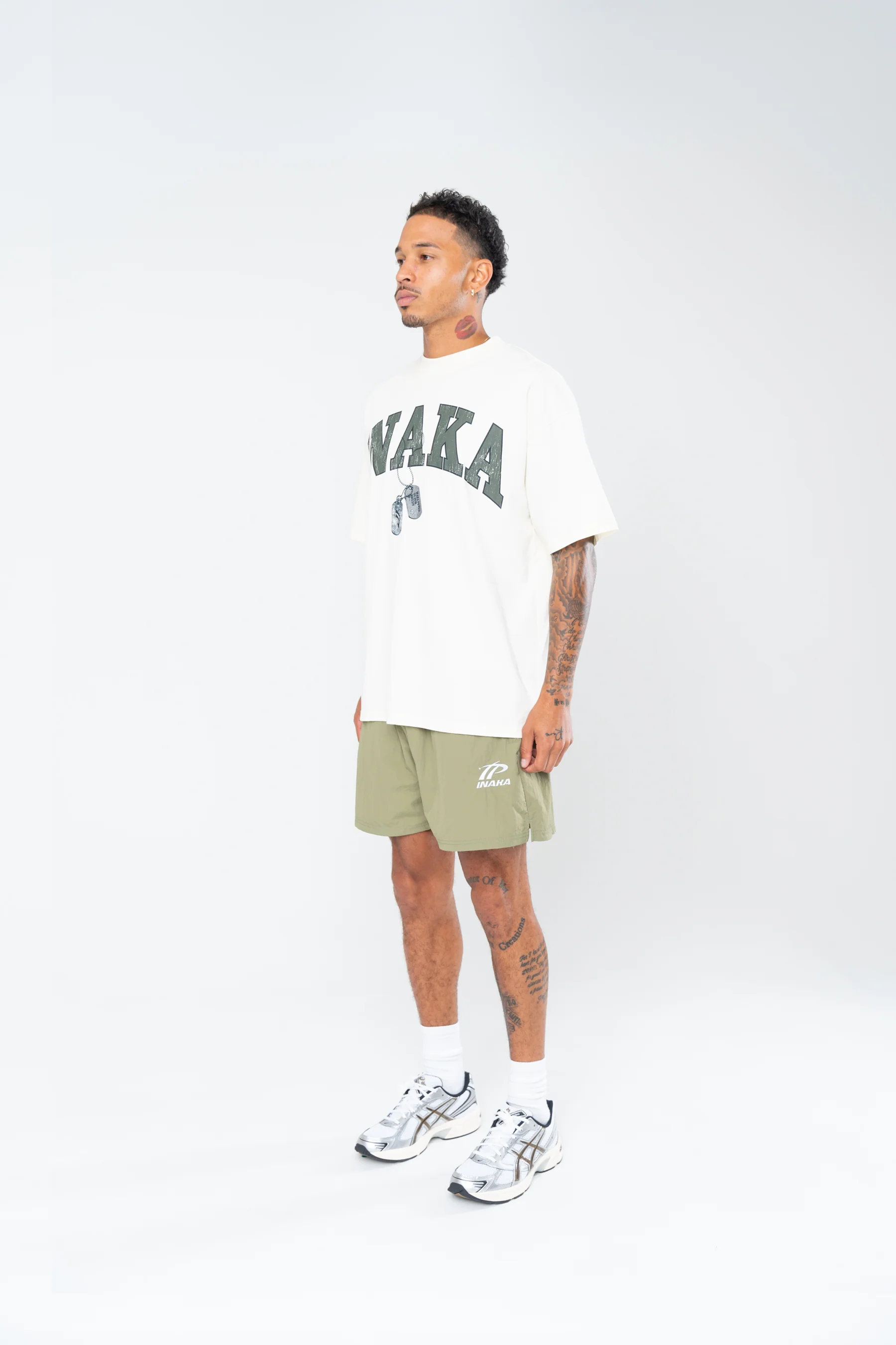 SPORTSWEAR NYLON SHORTS - BURNT OLIVE - Image 5