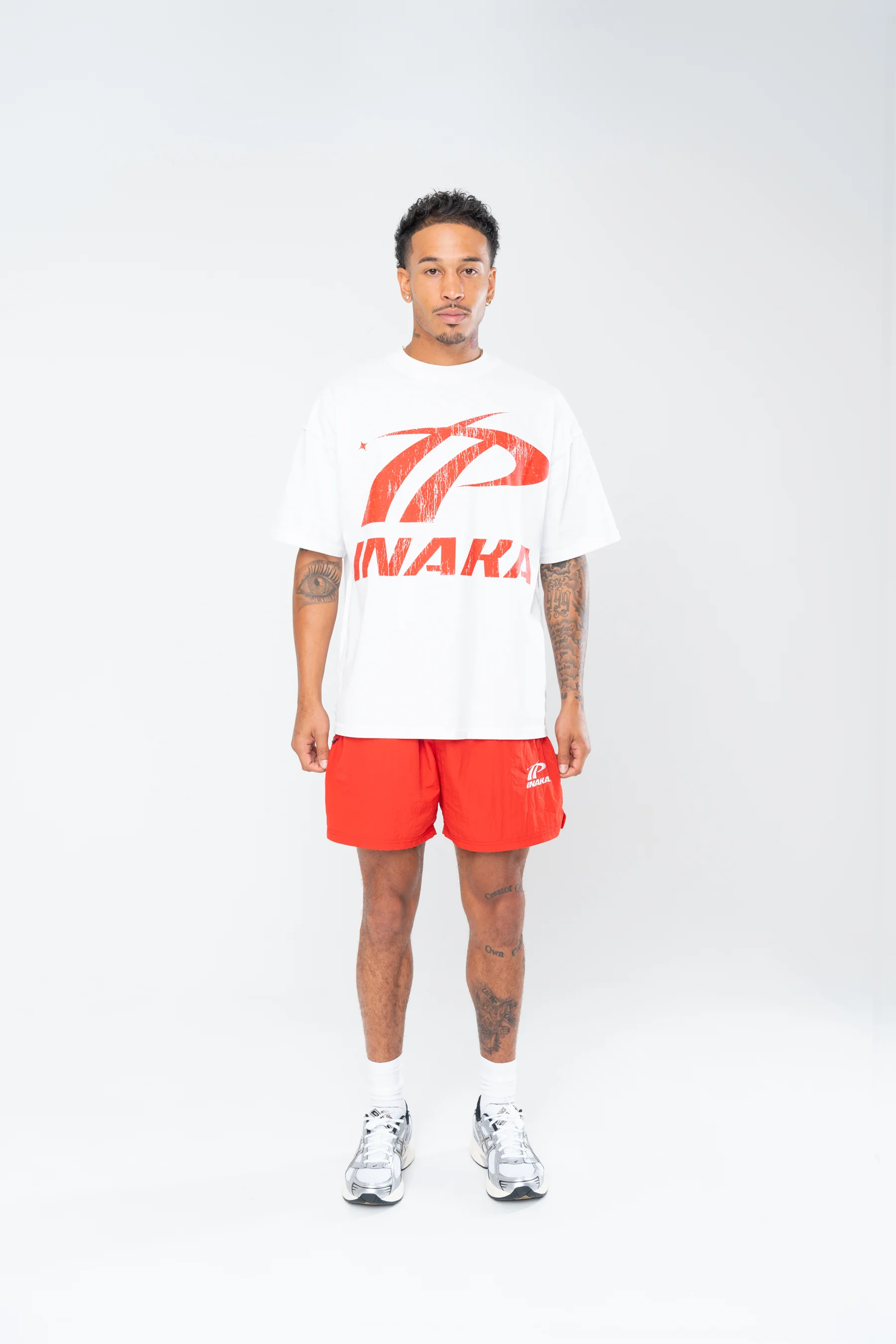 SPORTSWEAR NYLON SHORTS - RED - Image 3