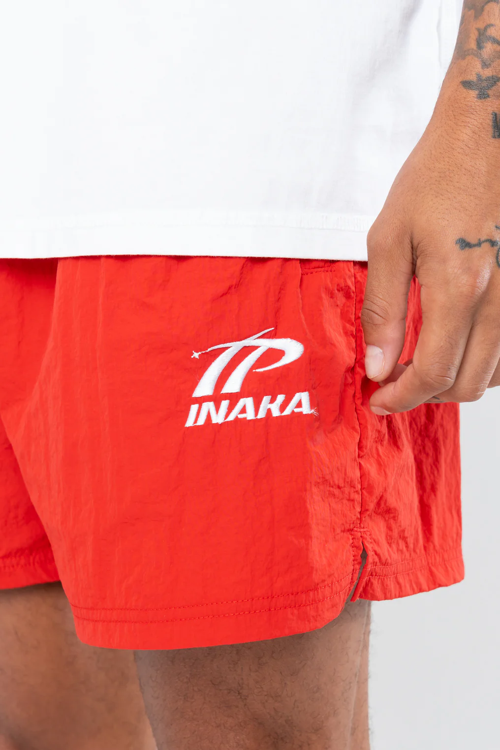 SPORTSWEAR NYLON SHORTS - RED - Image 7