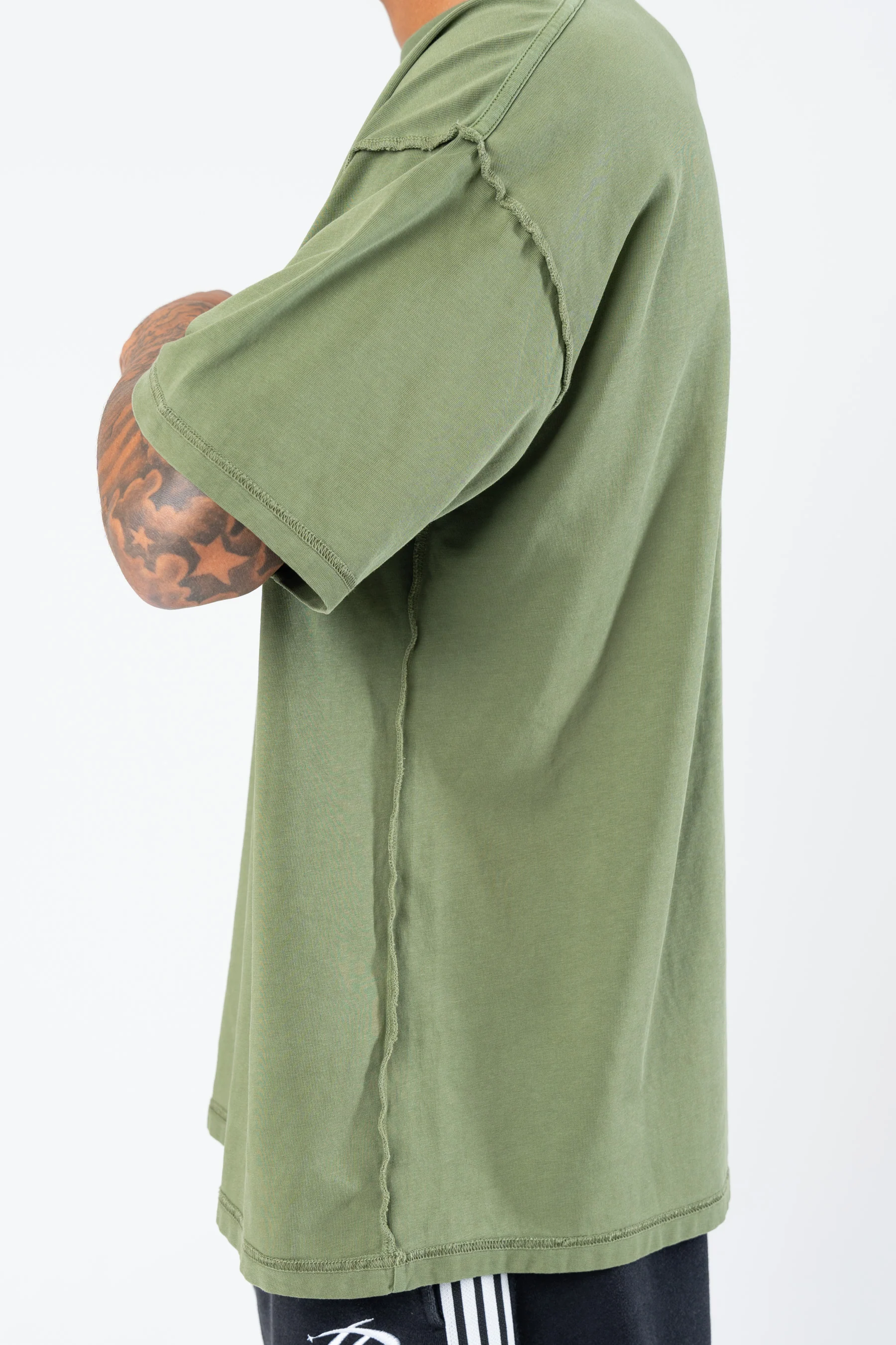 SPORTSWEAR REVERSE TEE - VINTAGE OLIVE - Image 6